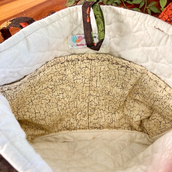 Fall Tote Bag Handmade Seams By Beckyjean - Picture 8 of 11